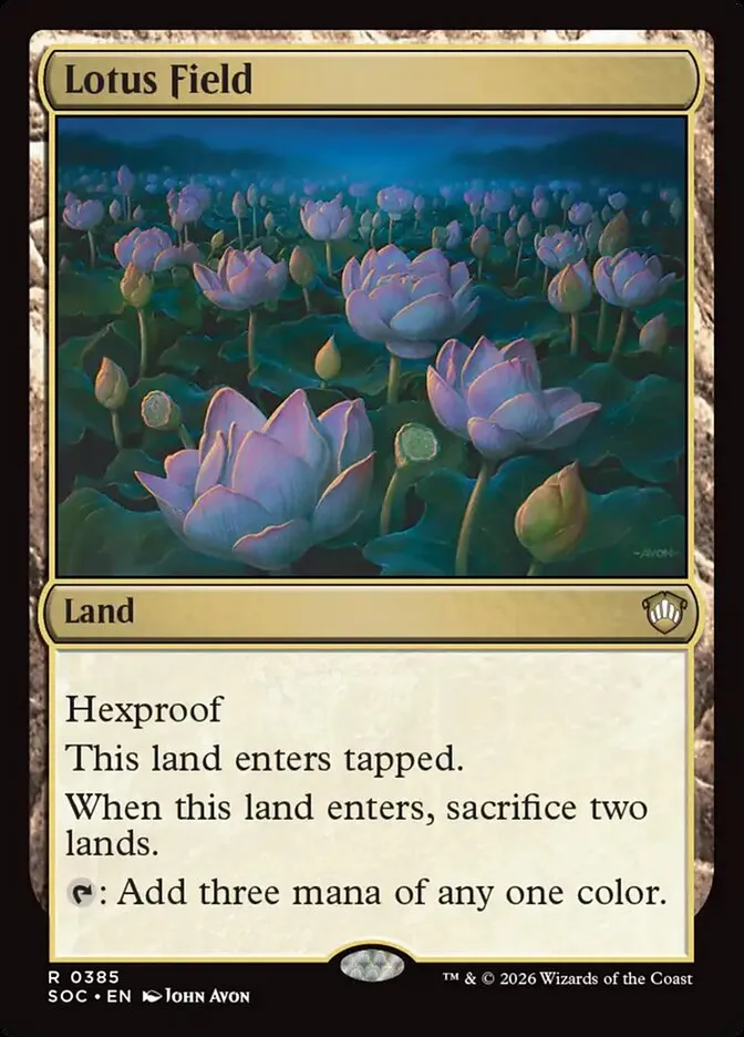 Lotus Field Front Face