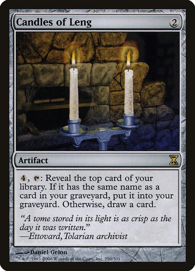Candles of Leng Front Face