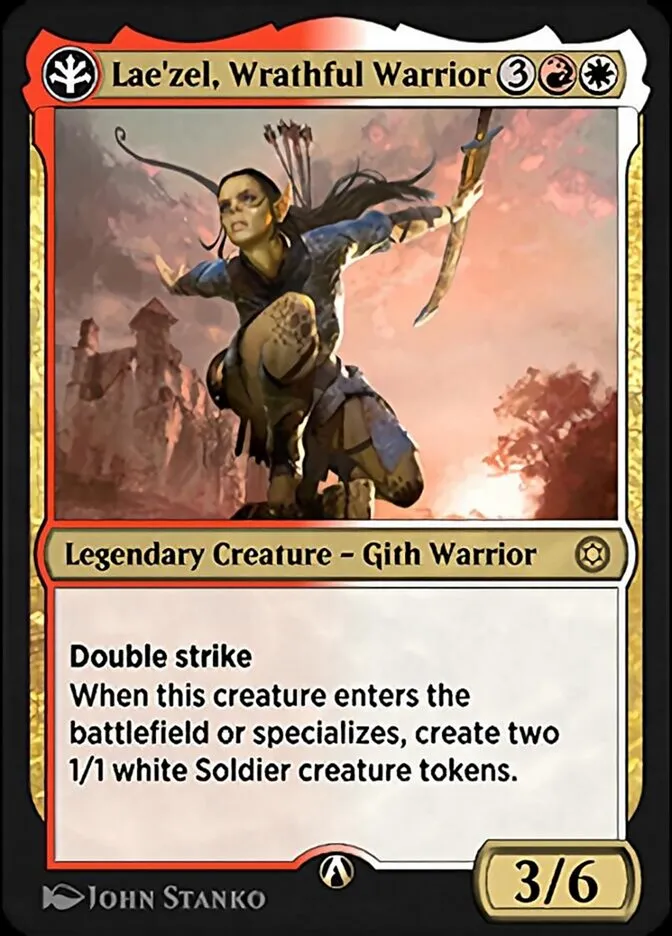 Lae'zel, Wrathful Warrior Front Face