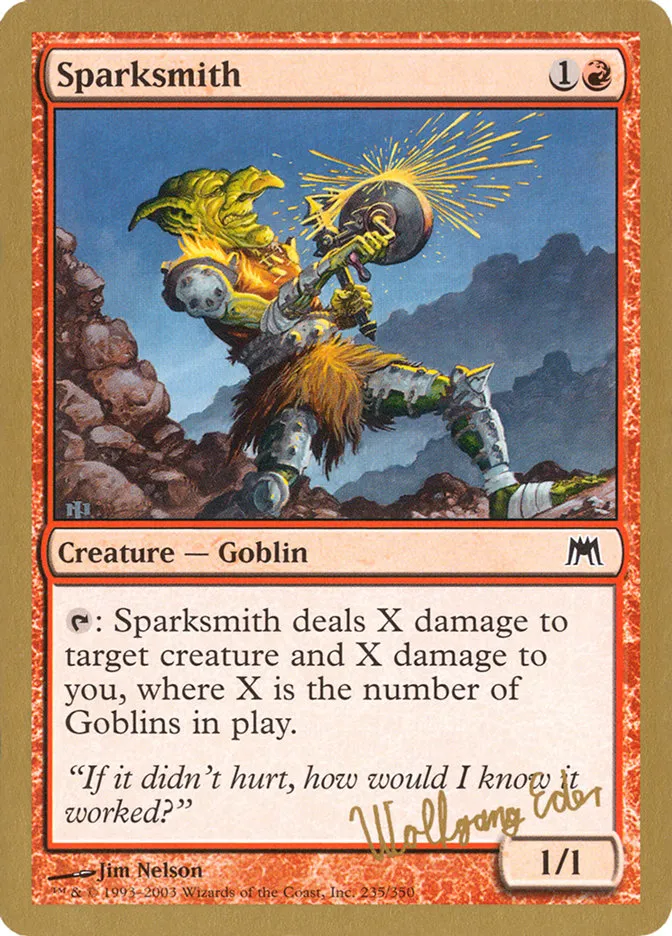 Sparksmith Front Face