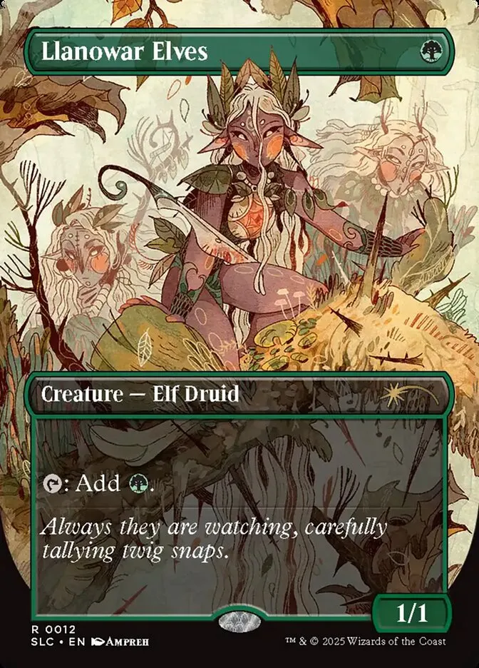 Llanowar Elves Front Face