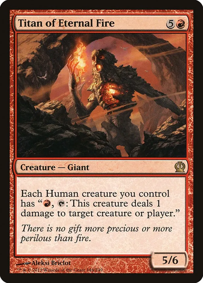 Titan of Eternal Fire Front Face