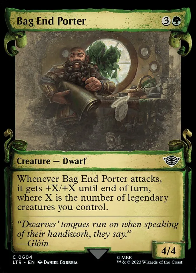 Bag End Porter Front Face