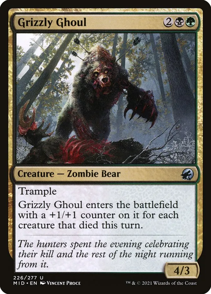 Grizzly Ghoul Front Face