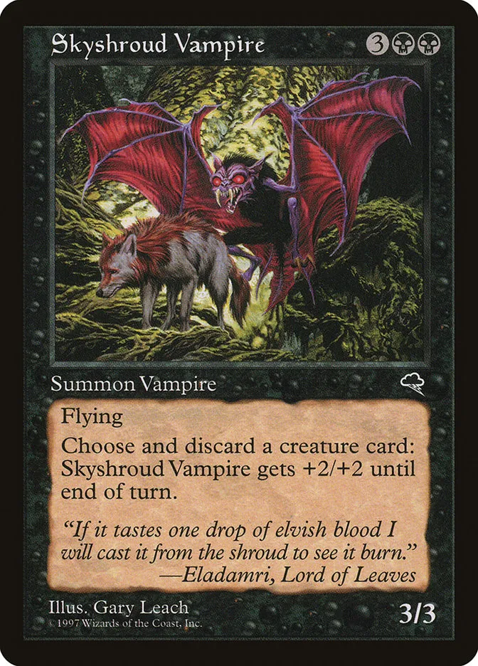 Skyshroud Vampire Front Face