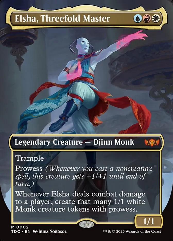 Elsha, Threefold Master Front Face