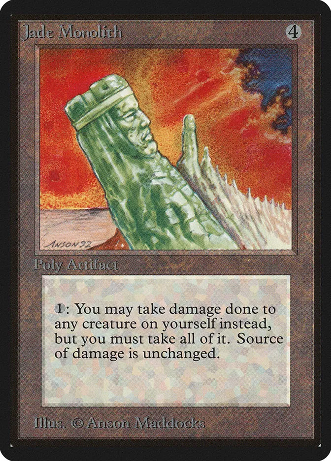 Jade Monolith Front Face