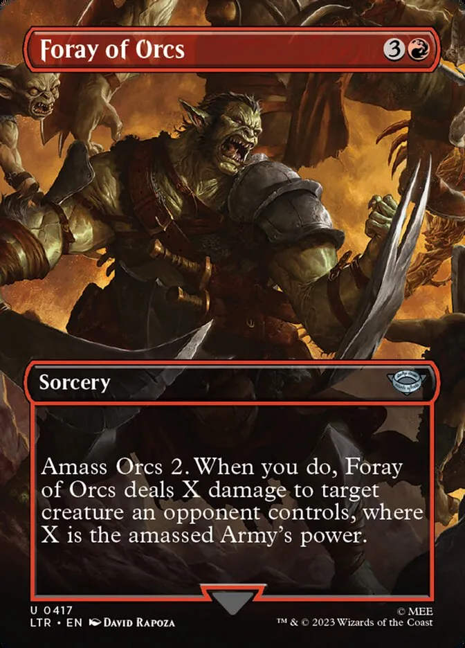 Foray of Orcs Front Face