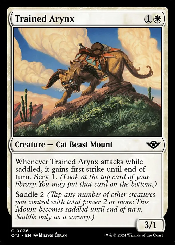 Trained Arynx Front Face