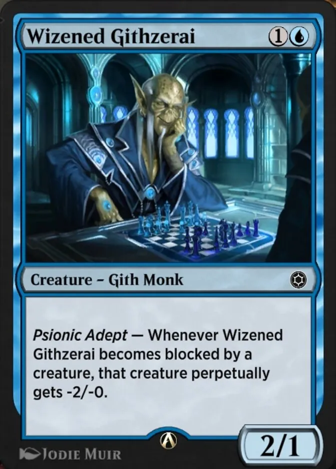 Wizened Githzerai Front Face