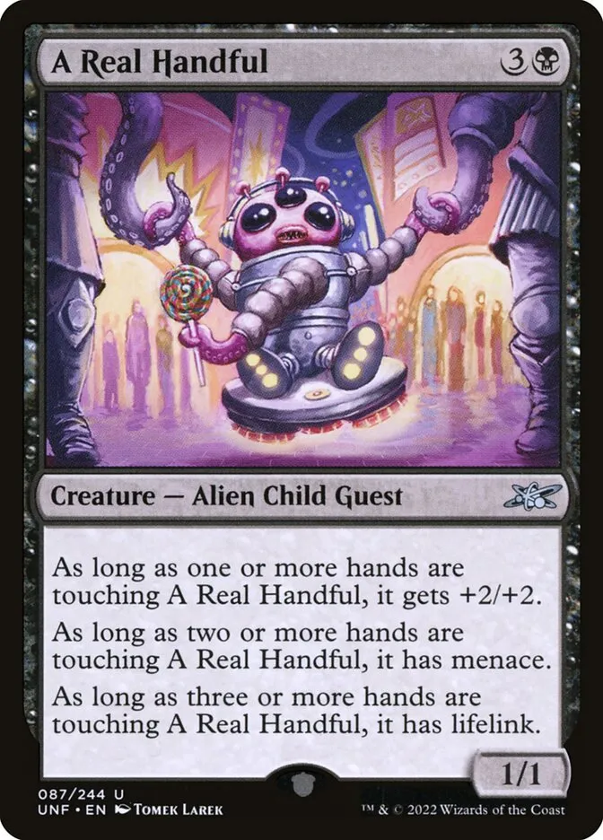 A Real Handful Front Face