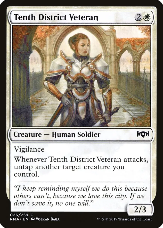 Tenth District Veteran Front Face