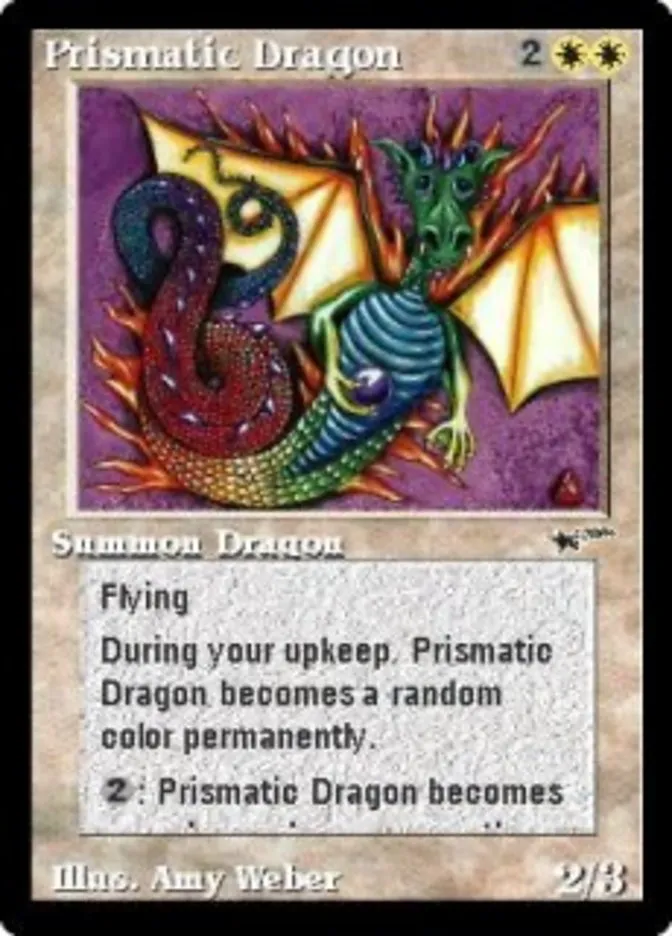 Prismatic Dragon Front Face