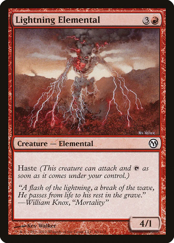 Lightning Elemental Front Face