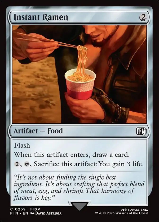 Instant Ramen Front Face