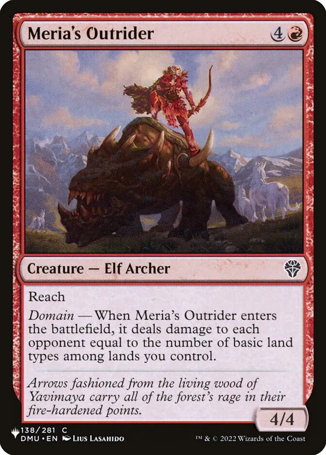 Meria's Outrider Front Face