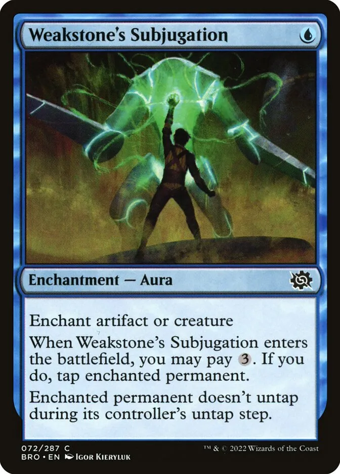 Weakstone's Subjugation Front Face