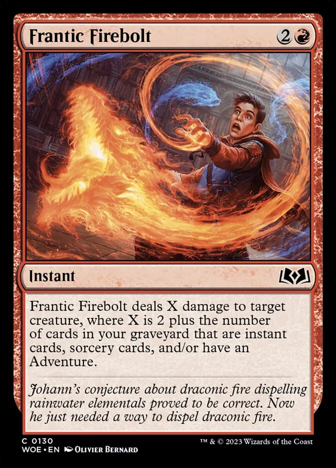 Frantic Firebolt Front Face