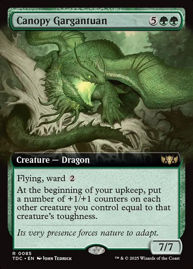 Canopy Gargantuan Front Face
