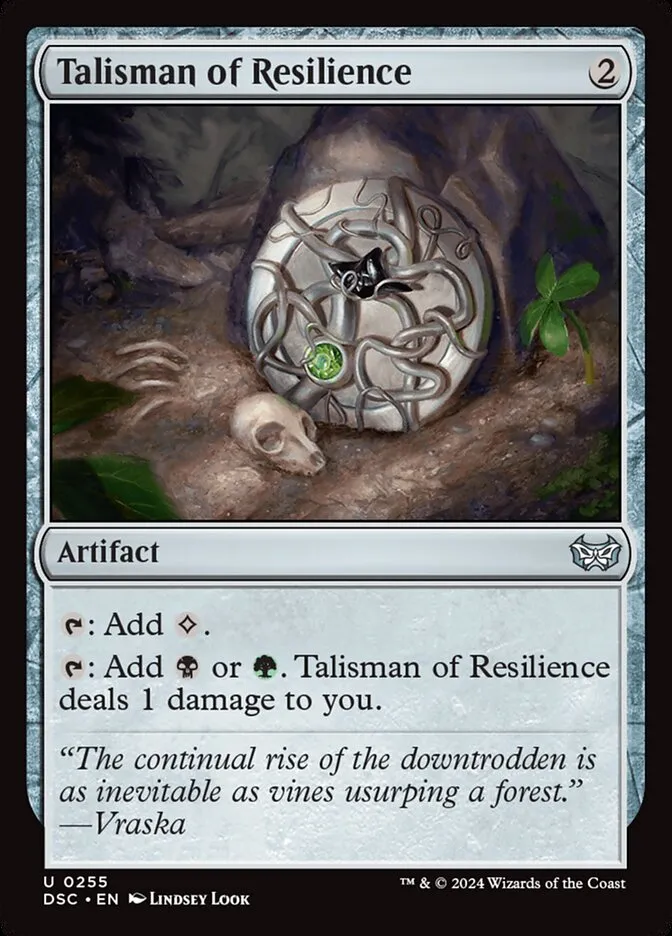 Talisman of Resilience Front Face