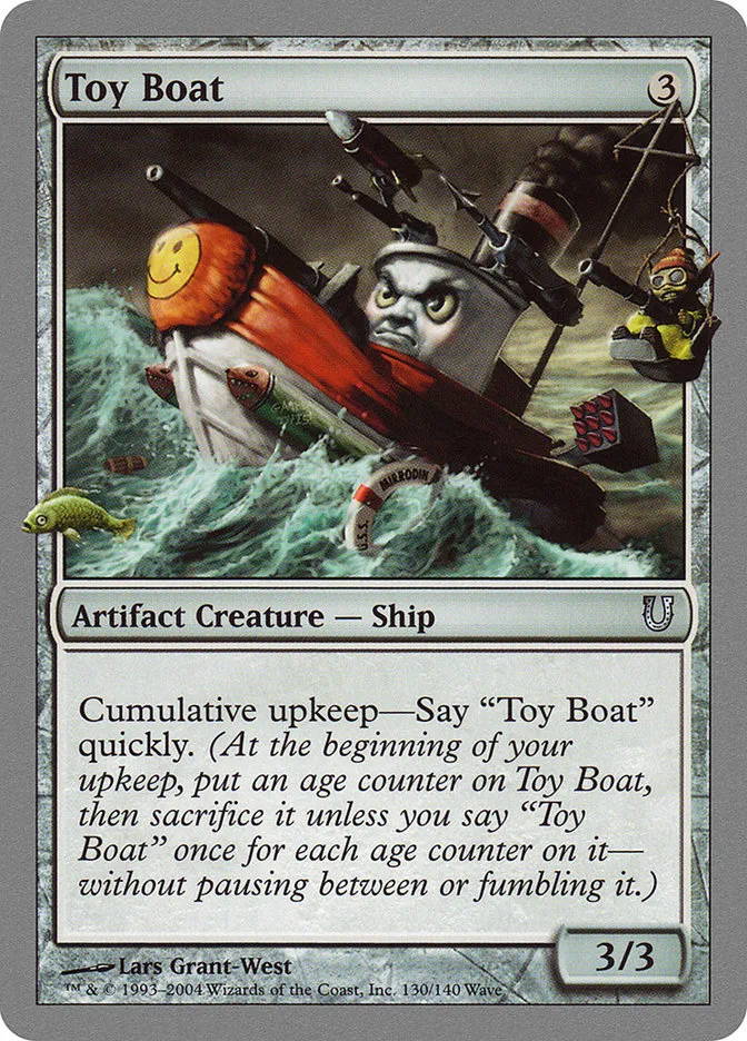 Toy Boat Front Face