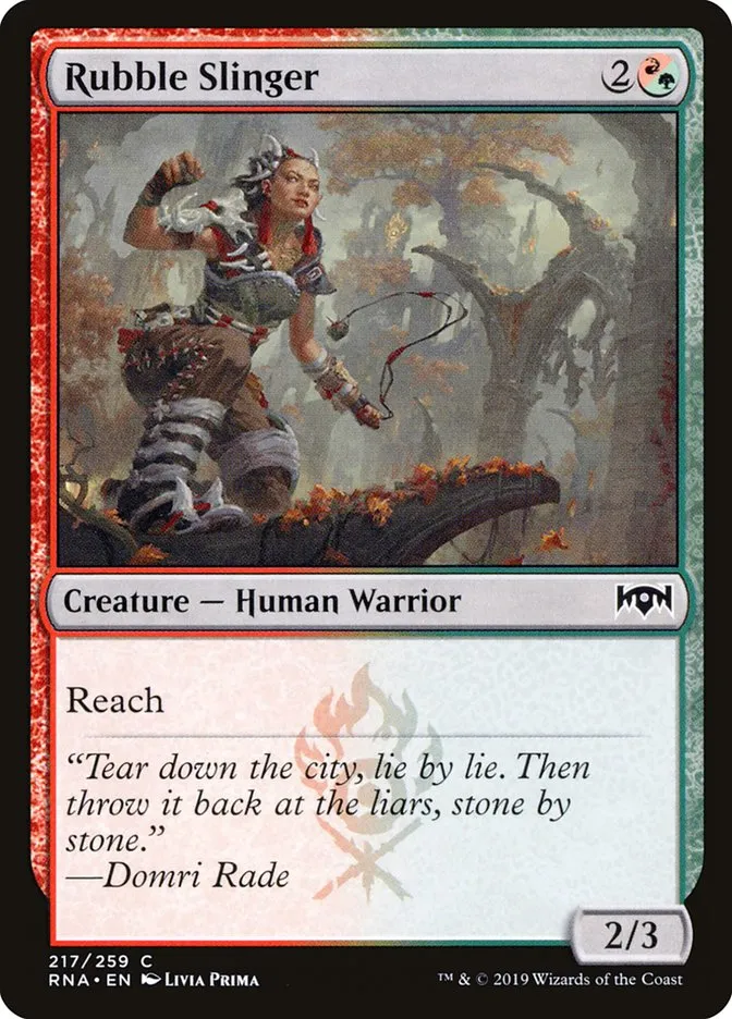 Rubble Slinger Front Face
