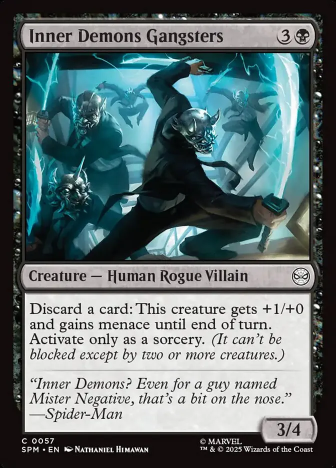 Inner Demons Gangsters Front Face