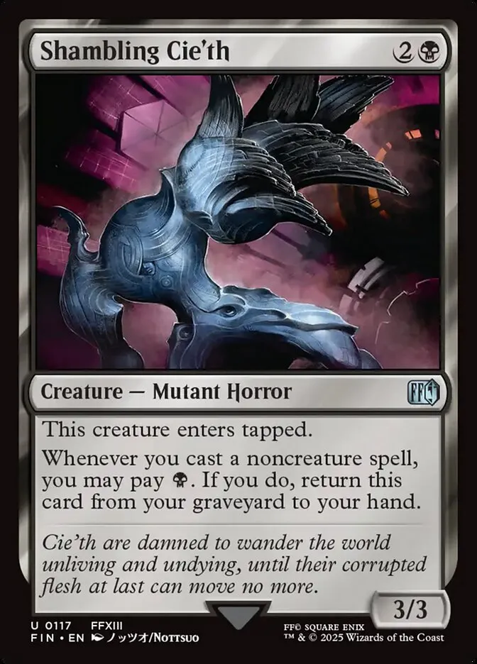 Shambling Cie'th Front Face