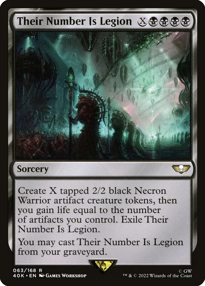 Their Number Is Legion Front Face
