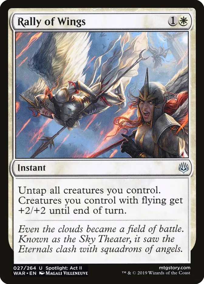 Rally of Wings Front Face