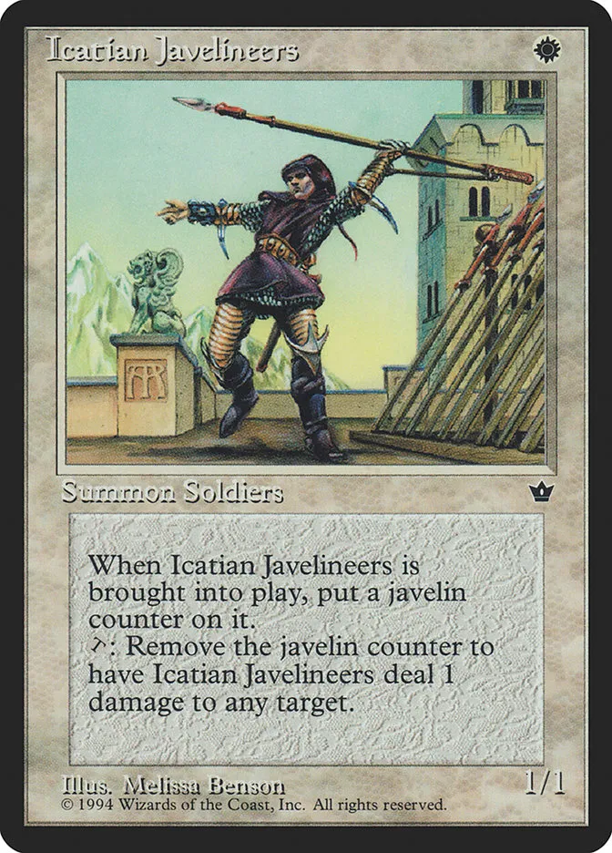 Icatian Javelineers Front Face