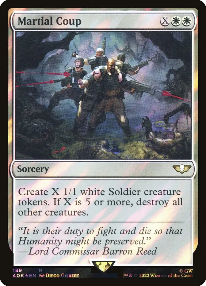 Martial Coup Front Face