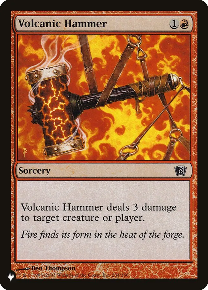 Volcanic Hammer Front Face