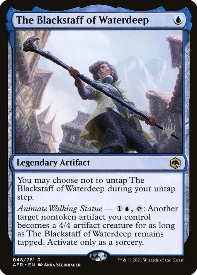 The Blackstaff of Waterdeep Front Face