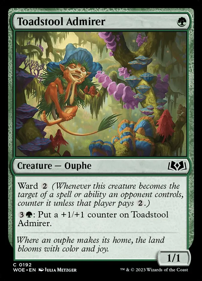 Toadstool Admirer Front Face