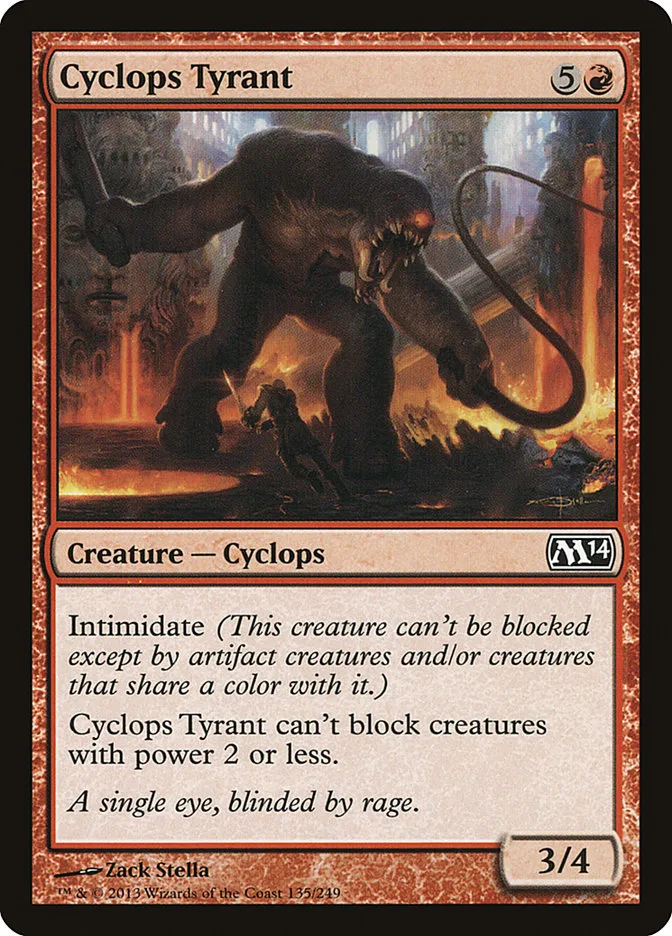 Cyclops Tyrant Front Face