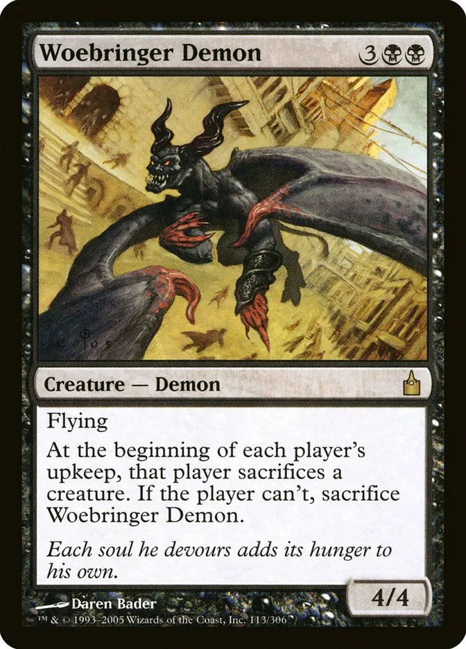 Woebringer Demon Front Face