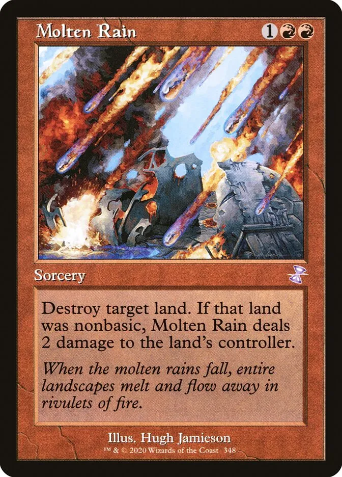 Molten Rain Front Face