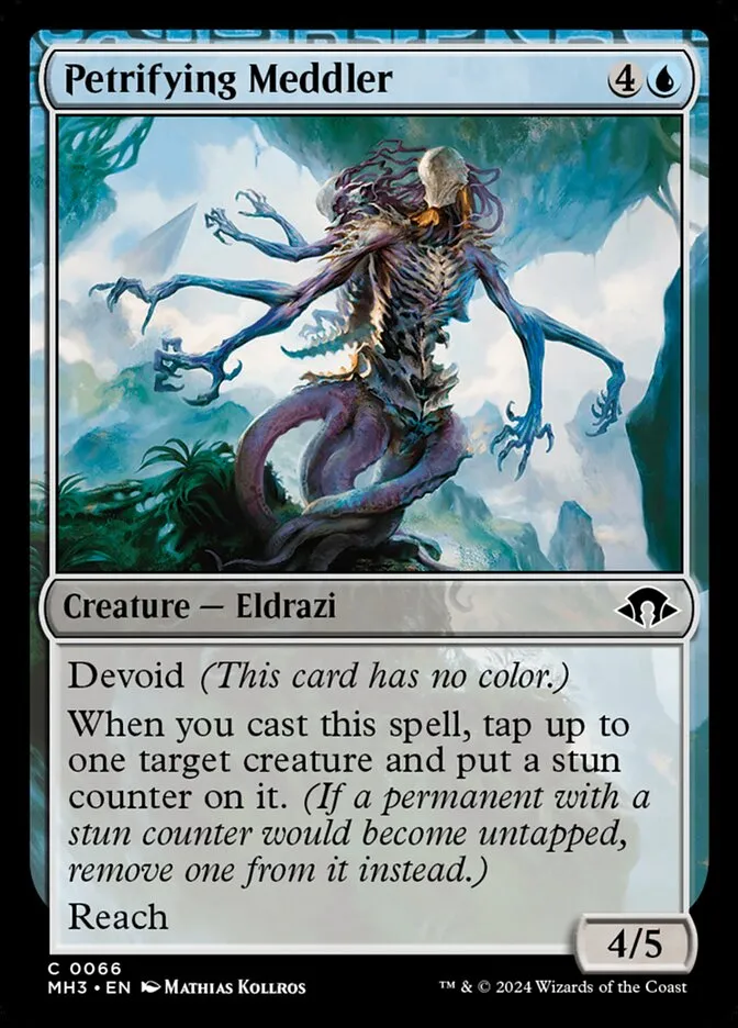 Petrifying Meddler Front Face