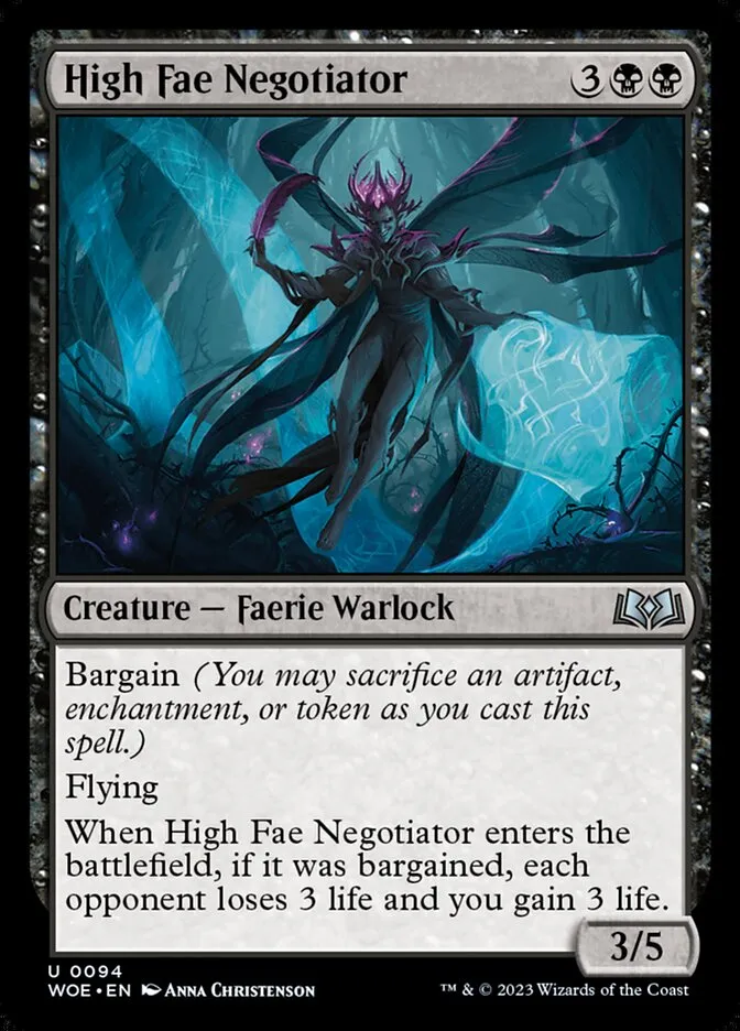 High Fae Negotiator Front Face