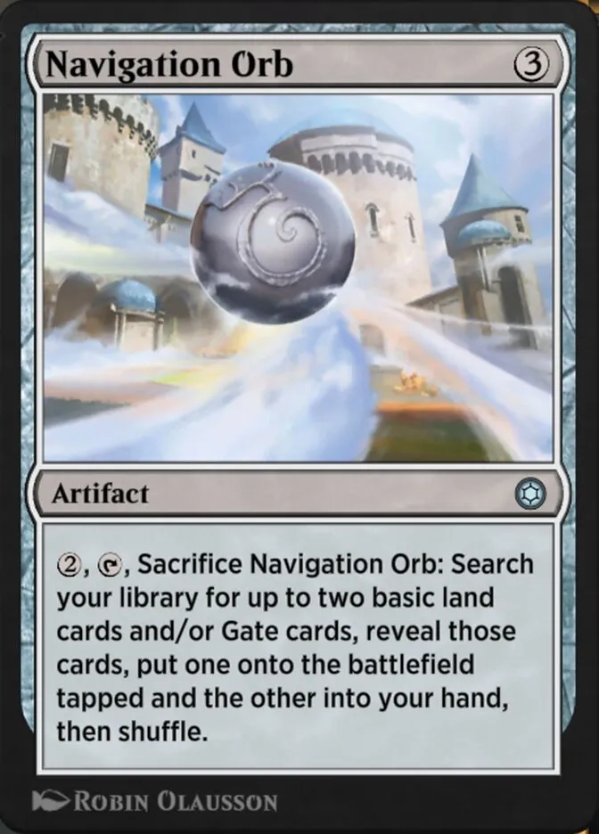 Navigation Orb Front Face