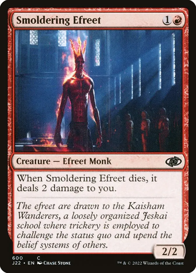 Smoldering Efreet Front Face