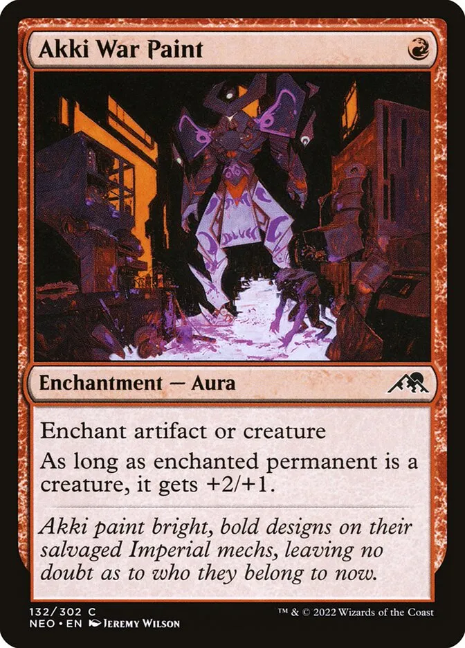 Akki War Paint Front Face