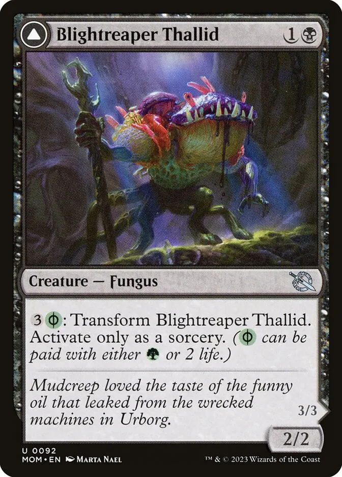 Blightreaper Thallid // Blightsower Thallid Front Face