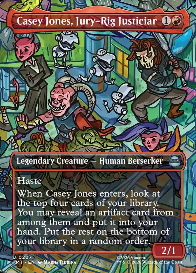 Casey Jones, Jury-Rig Justiciar Front Face