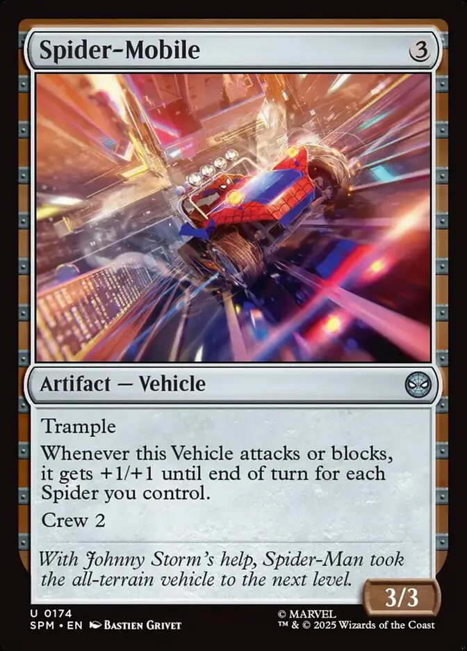 Spider-Mobile Front Face