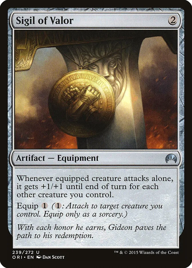 Sigil of Valor Front Face