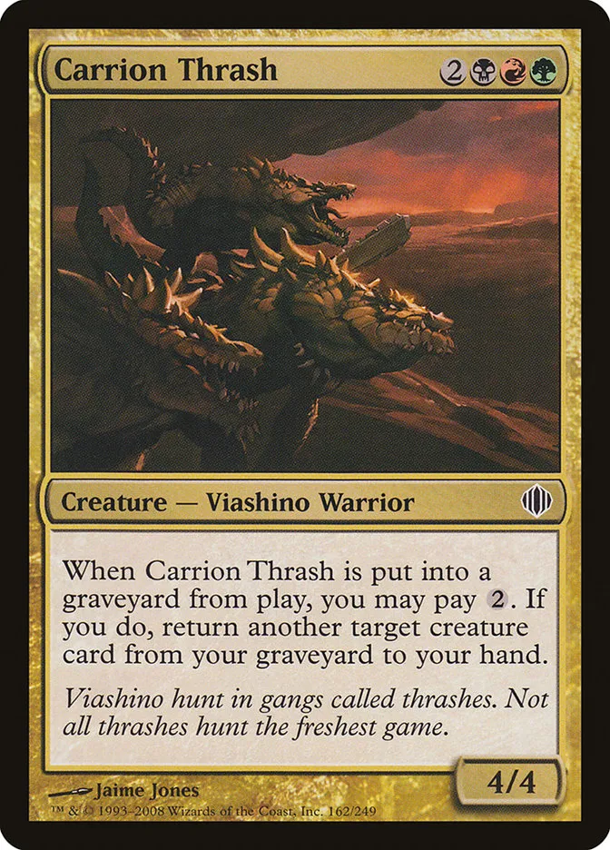 Carrion Thrash Front Face