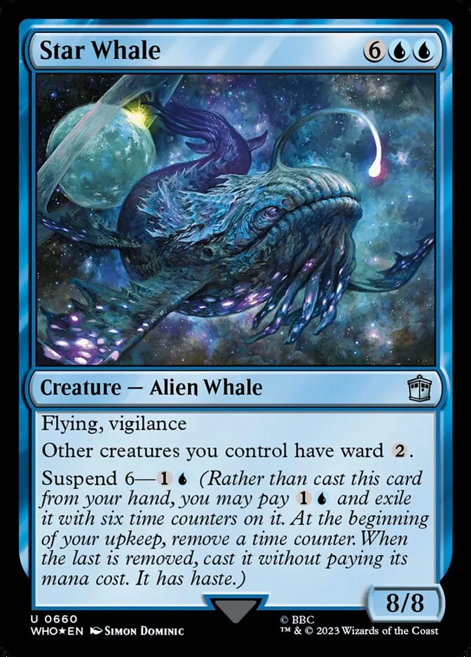 Star Whale Front Face