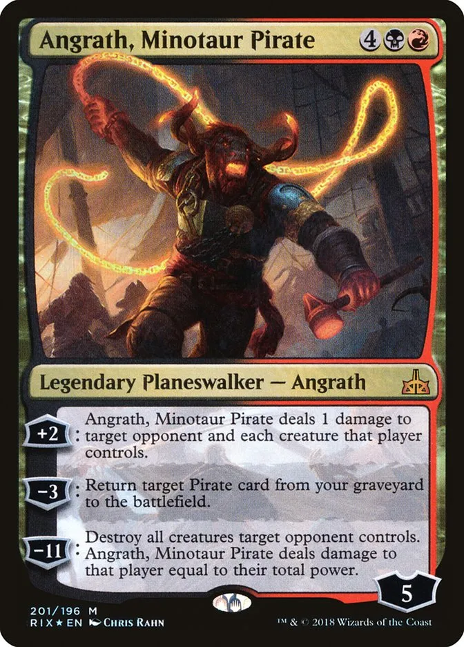 Angrath, Minotaur Pirate Front Face